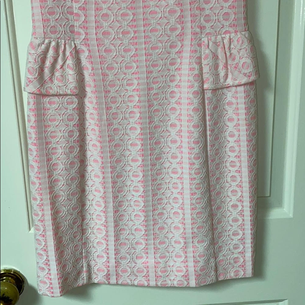Lilly Pulitzer Bright Pink Eyelet Lace Dress - Picture 5 of 8